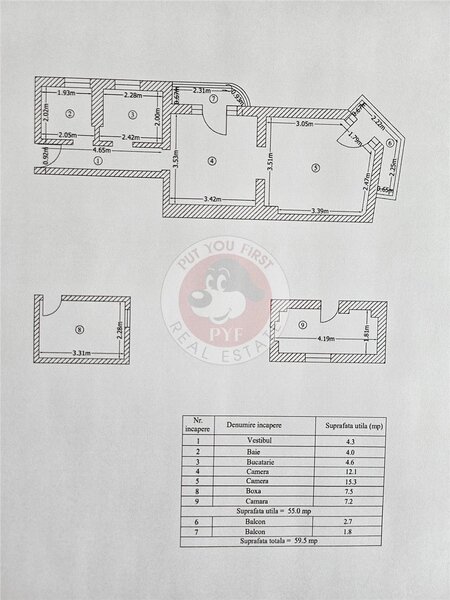 Vitan | Apartament 2 camere | 60mp | B11606